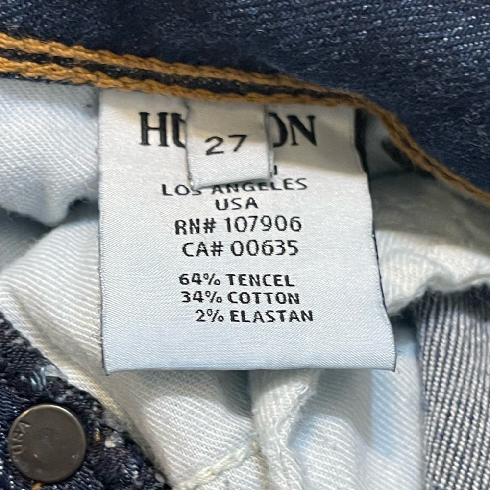 HP! 🎉❤️ Hudson Jeans Collin Skinny Fit Stretch Jeans - Picture 9 of 13